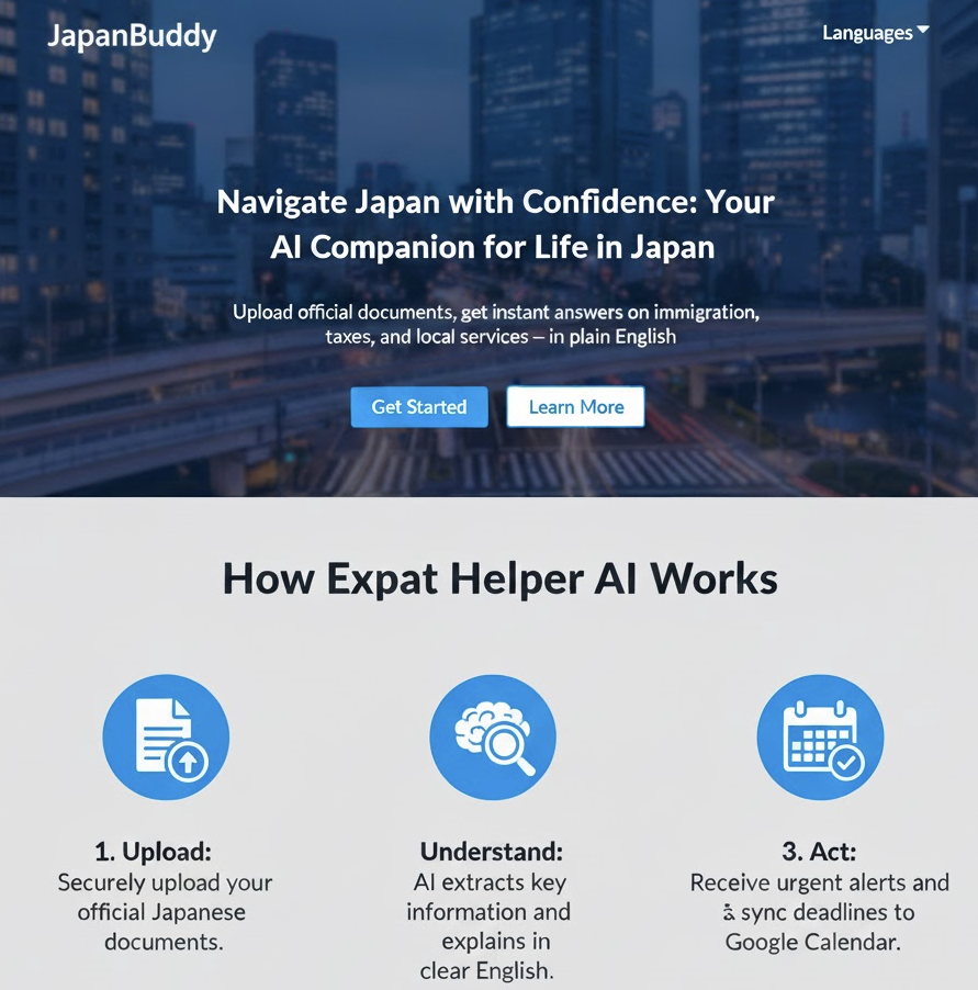 Japan-Buddy App